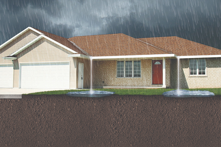 Poor Drainage Around the Foundation